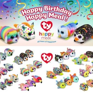 NEW 2018 McDonald's TY beanie toys